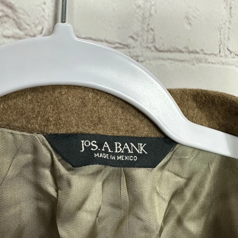 Jos A Bank Regal Camel Hair Sport Coat Blazer brown, sz 42‎ L